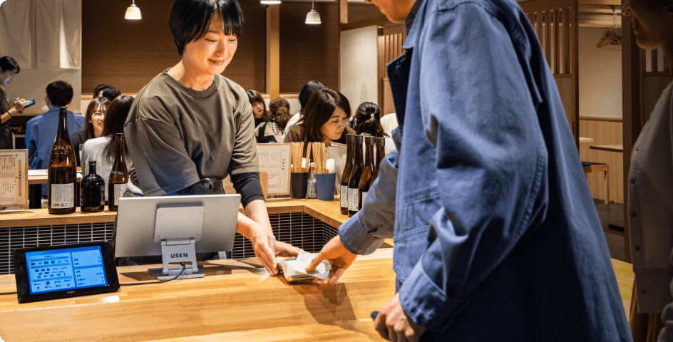 スムーズな会計処理 レジ連携でお客様を待たせず会計